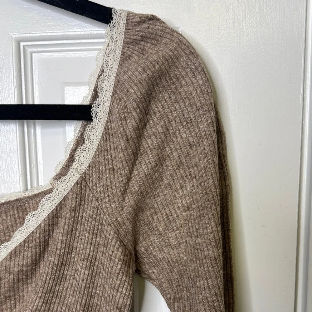 Forever 21 Brown Bodycon Scoop Neck Dress - Picture 4 of 6